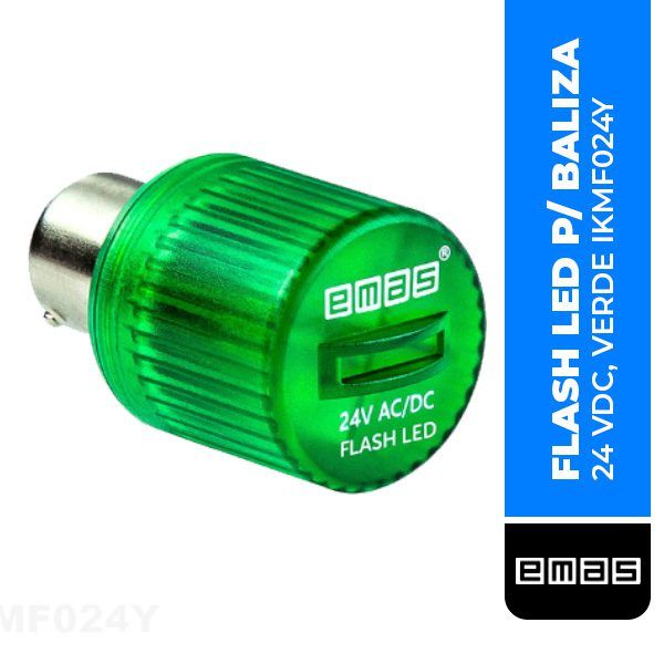 LED FLASH VERDE PARA BALIZAS IKMF024Y EMAS