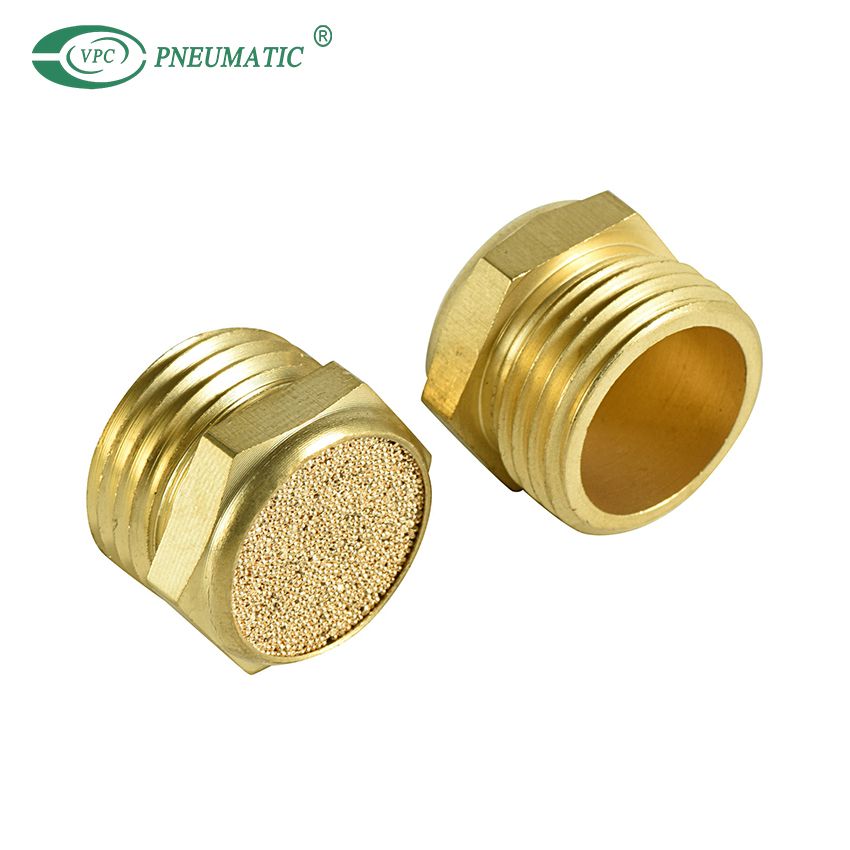 Silenciador de bronce corto 1/8"