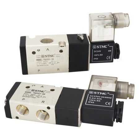 Electrovalvula 3/2 de 1/4" 110VAC 